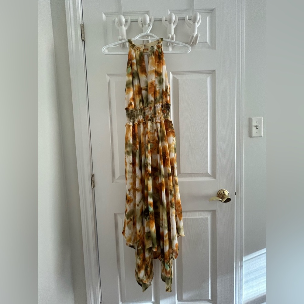 Halter neck Tie Dye Sundress - Picture 2 of 3
